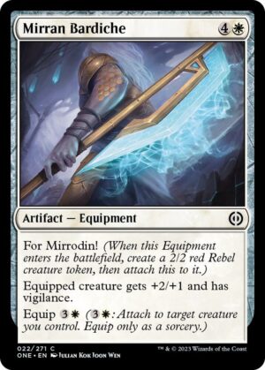 Mirran Bardiche - 22: Phyrexia: All Will Be One