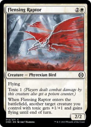 Flensing Raptor - 12: Phyrexia: All Will Be One