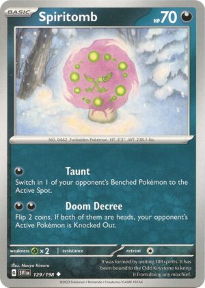 Spiritomb - 129/198: SV01: Scarlet & Violet Base Set