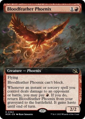 Bloodfeather Phoenix (Extended Art) - 362: March of the Machine