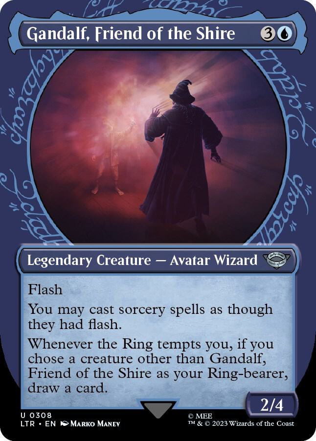 Gandalf, Friend of the Shire (Showcase) - 308: Universes Beyond: The Lord of the Rings: Tales of Middle-earth