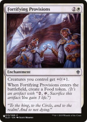 Fortifying Provisions - 013/269: The List Reprints