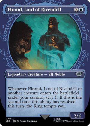 Elrond, Lord of Rivendell (Showcase) - 307: Universes Beyond: The Lord of the Rings: Tales of Middle-earth