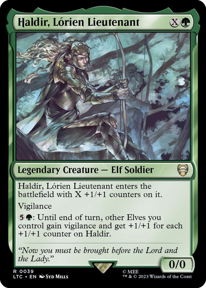 Haldir, Lorien Lieutenant - 39: Commander: The Lord of the Rings: Tales of Middle-earth