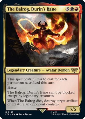 The Balrog, Durin's Bane - 195: Universes Beyond: The Lord of the Rings: Tales of Middle-earth