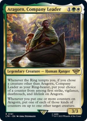 Aragorn, Company Leader - 191: Universes Beyond: The Lord of the Rings: Tales of Middle-earth