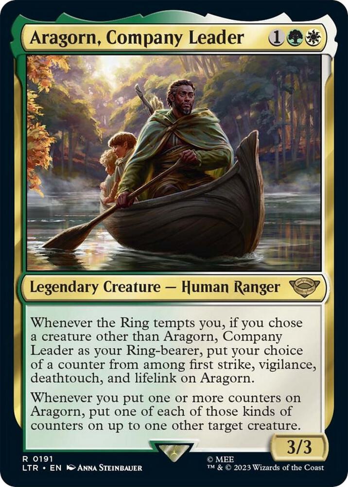 Aragorn, Company Leader - 191: Universes Beyond: The Lord of the Rings: Tales of Middle-earth