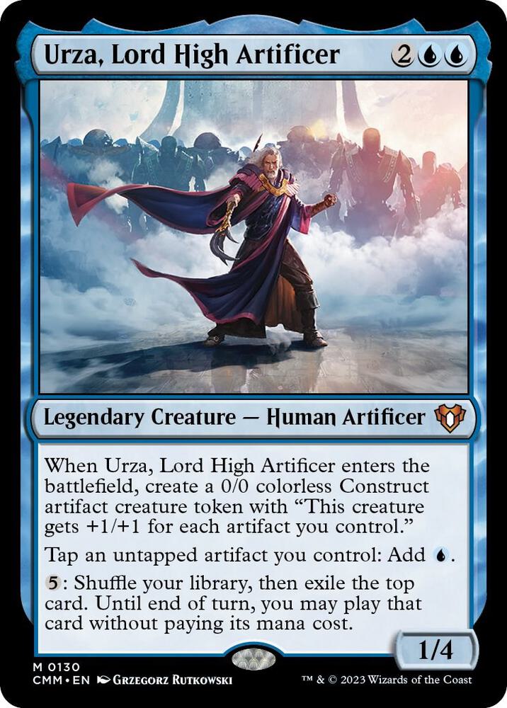 Urza, Lord High Artificer - 130: Commander Masters
