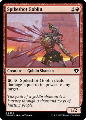 Spikeshot Goblin - 256: Commander Masters