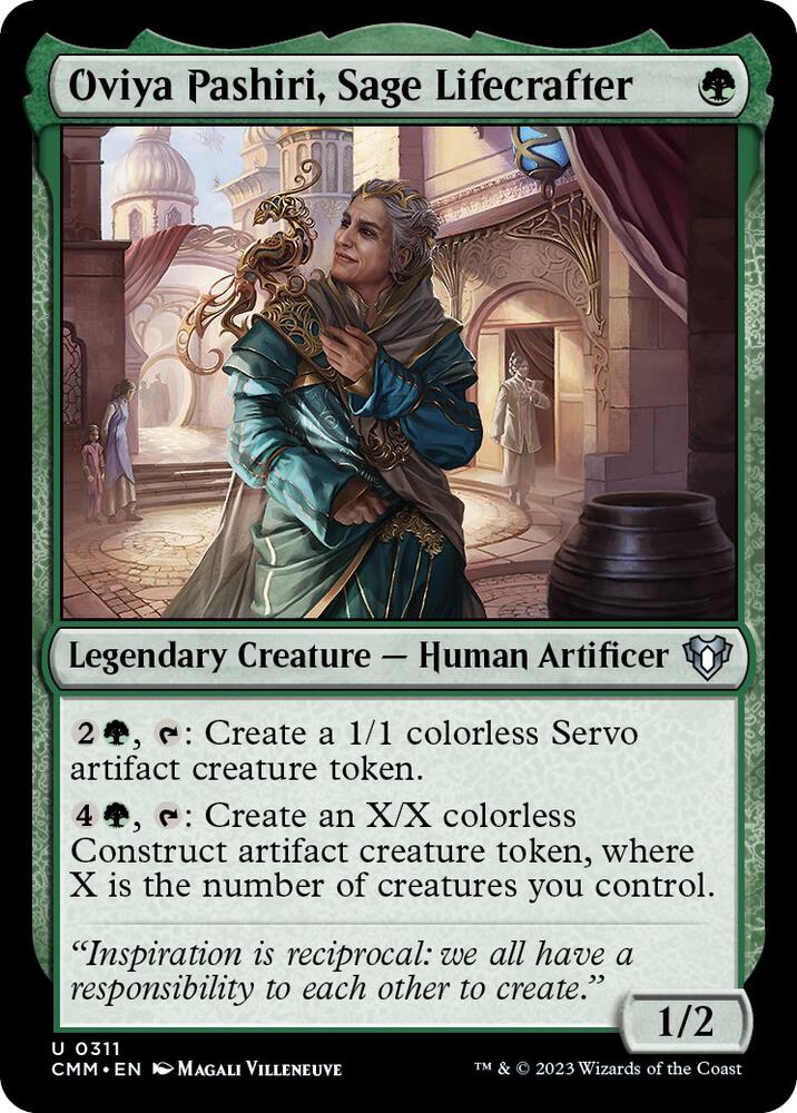 Oviya Pashiri, Sage Lifecrafter - 311: Commander Masters