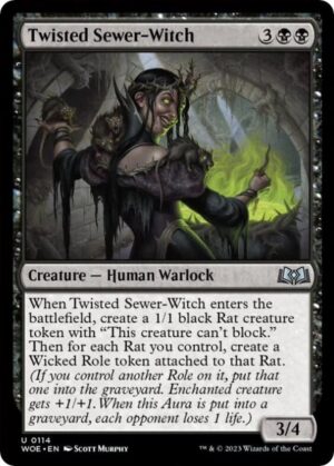 Twisted Sewer-Witch - 114: Wilds of Eldraine