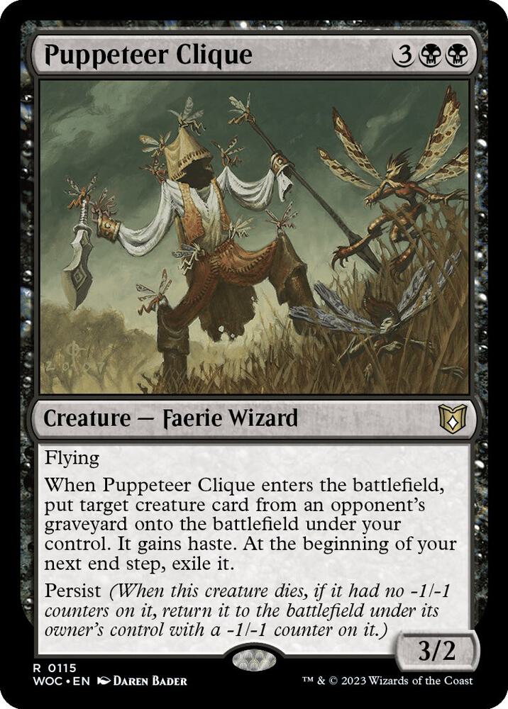 Puppeteer Clique - 115: Commander: Wilds of Eldraine