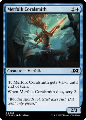 Merfolk Coralsmith - 60: Wilds of Eldraine