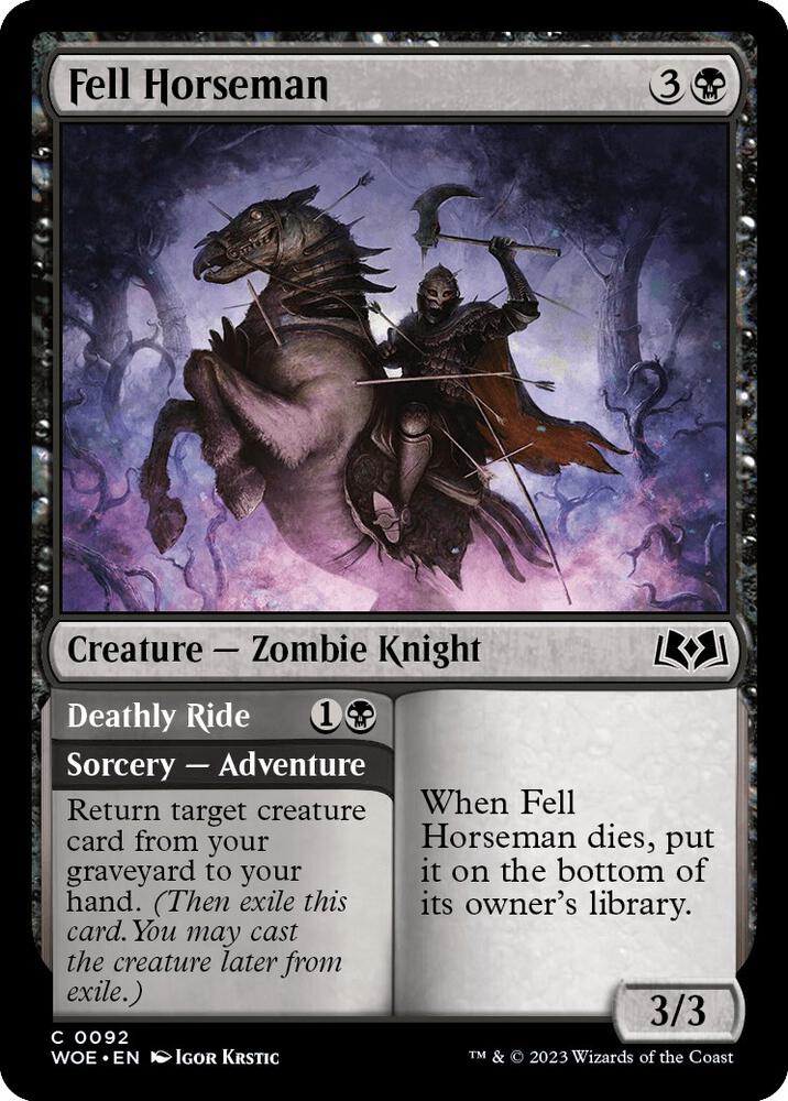 Fell Horseman - 92: Wilds of Eldraine