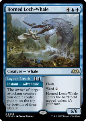 Horned Loch-Whale - 53: Promo Pack: Wilds of Eldraine