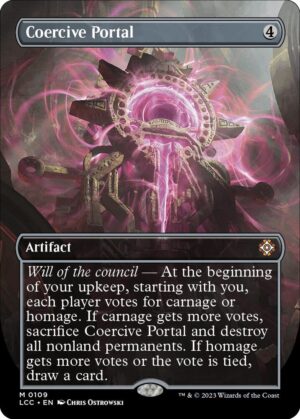 Coercive Portal (Borderless) - 109: Commander: The Lost Caverns of Ixalan