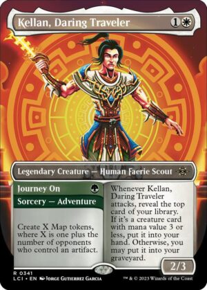 Kellan, Daring Traveler (Borderless) - 341: The Lost Caverns of Ixalan
