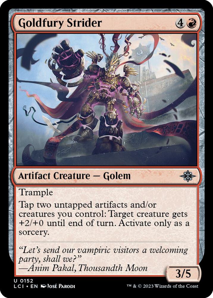 Goldfury Strider - 152: The Lost Caverns of Ixalan