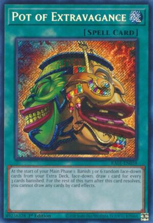 Pot of Extravagance (Secret Rare) - RA01-EN059: 25th Anniversary Rarity Collection