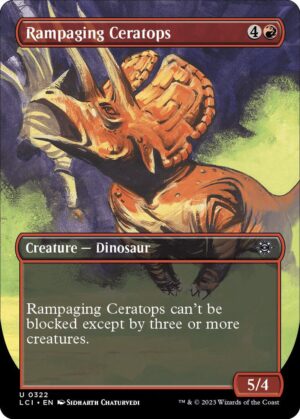 Rampaging Ceratops (Borderless) - 322: The Lost Caverns of Ixalan