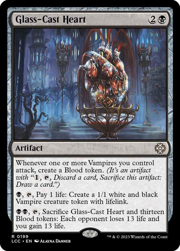 Glass-Cast Heart - 199: Commander: The Lost Caverns of Ixalan