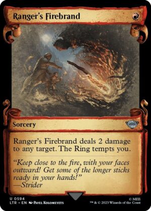 Ranger's Firebrand (Showcase Scrolls) - 594: Universes Beyond: The Lord of the Rings: Tales of Middle-earth