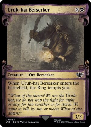 Uruk-hai Berserker (Showcase Scrolls) - 563: Universes Beyond: The Lord of the Rings: Tales of Middle-earth