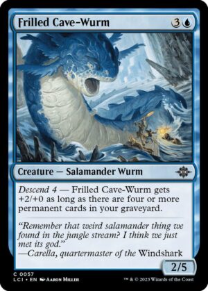 Frilled Cave-Wurm - 57: The Lost Caverns of Ixalan