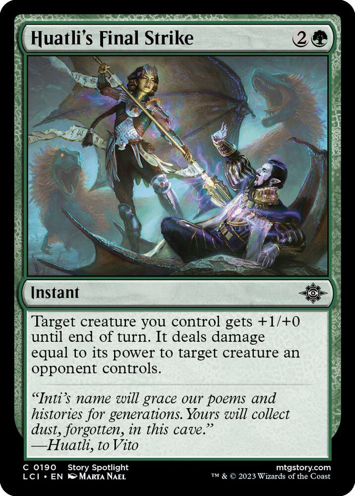 Huatli's Final Strike - 190: The Lost Caverns of Ixalan