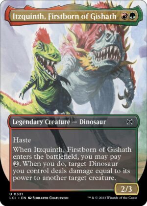 Itzquinth, Firstborn of Gishath (Borderless) - 331: The Lost Caverns of Ixalan