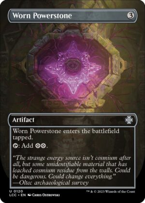 Worn Powerstone (Borderless) - 120: Commander: The Lost Caverns of Ixalan