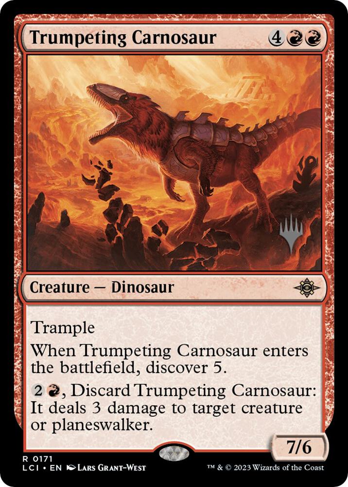 Trumpeting Carnosaur - 171: Promo Pack: The Lost Caverns of Ixalan
