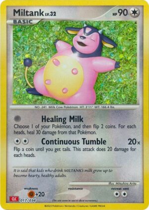 Miltank - 017/034: Trading Card Game Classic