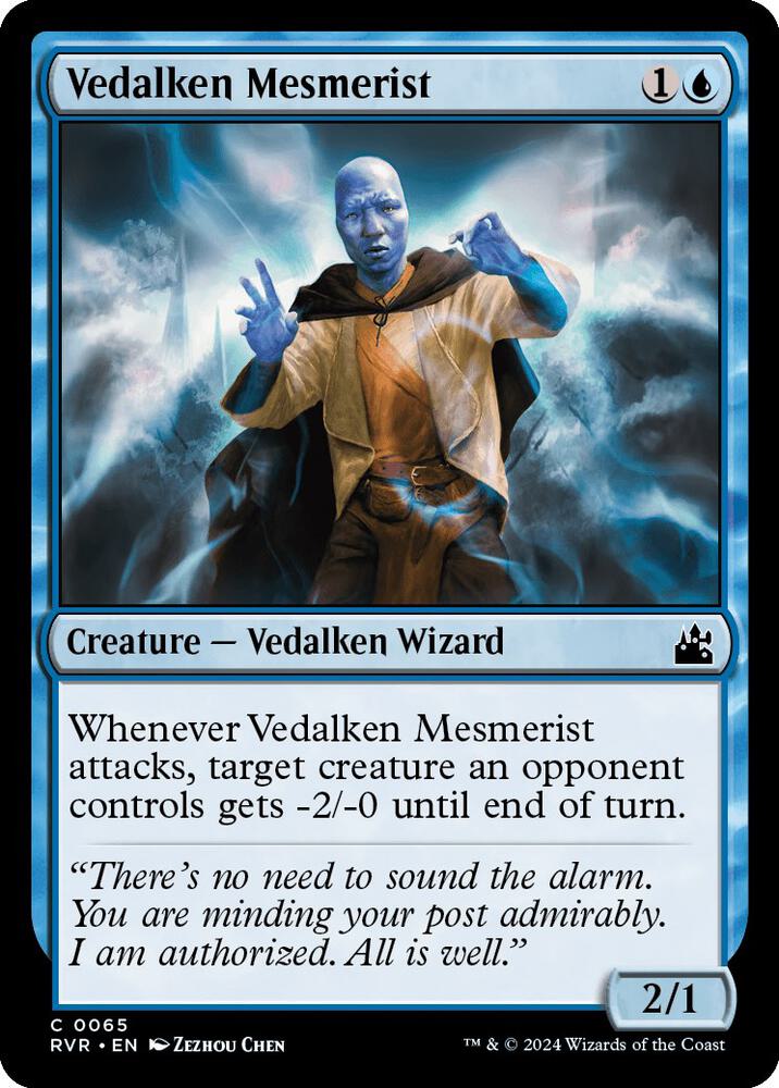 Vedalken Mesmerist - 65: Ravnica Remastered