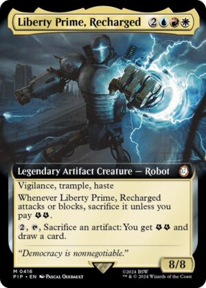 Liberty Prime, Recharged (Extended Art) - 416: Universes Beyond: Fallout