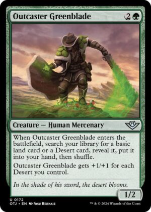 Outcaster Greenblade - 172: Outlaws of Thunder Junction