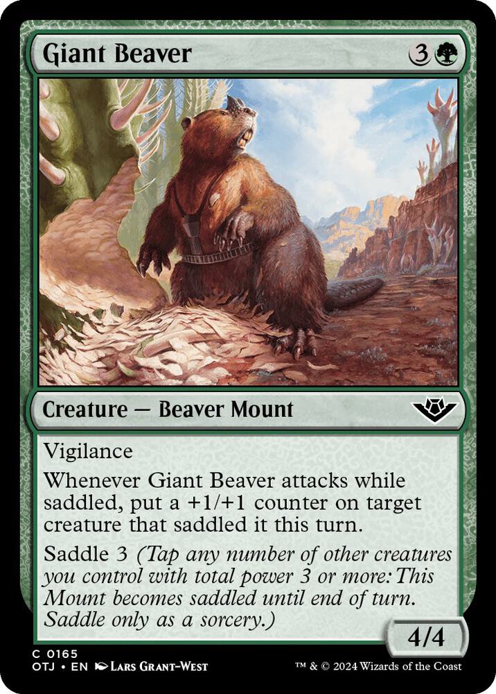 Giant Beaver - 165: Outlaws of Thunder Junction