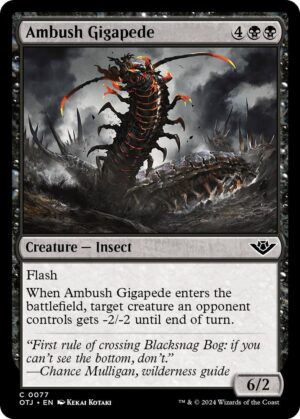 Ambush Gigapede - 77: Outlaws of Thunder Junction