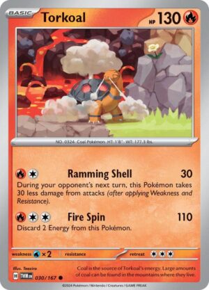 Torkoal - 030/167 - 030/167: SV06: Twilight Masquerade