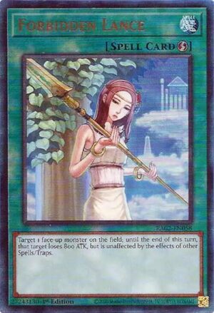 Forbidden Lance (PUR) - RA02-EN058: 25th Anniversary Rarity Collection II