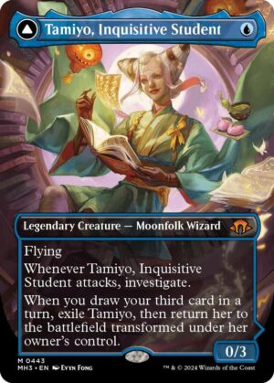 Tamiyo, Inquisitive Student (Borderless) - 443: Modern Horizons 3