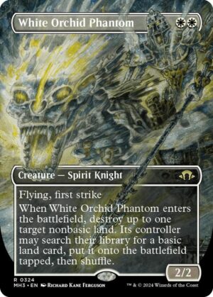 White Orchid Phantom (Borderless) - 324: Modern Horizons 3