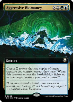 Aggressive Biomancy (Extended Art) - 69: Commander: Modern Horizons 3