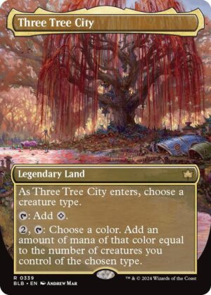 Three Tree City (Borderless) (0339) - 339: Bloomburrow