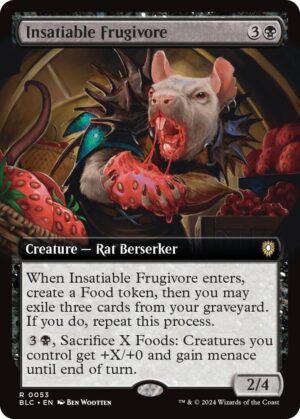 Insatiable Frugivore (Extended Art) - 53: Commander: Bloomburrow
