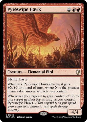 Pyreswipe Hawk - 26: Commander: Bloomburrow