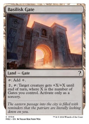 Basilisk Gate (White Border) - 104: Mystery Booster 2