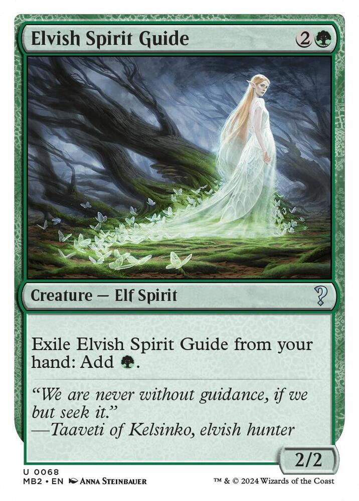 Elvish Spirit Guide (White Border) - 68: Mystery Booster 2