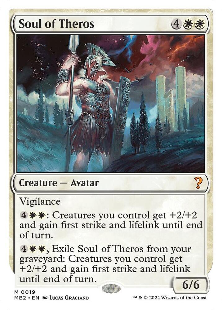 Soul of Theros (White Border) - 19: Mystery Booster 2