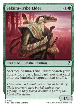 Sakura-Tribe Elder (White Border) - 72: Mystery Booster 2